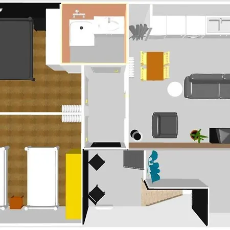 Apartament Le Sleepway *